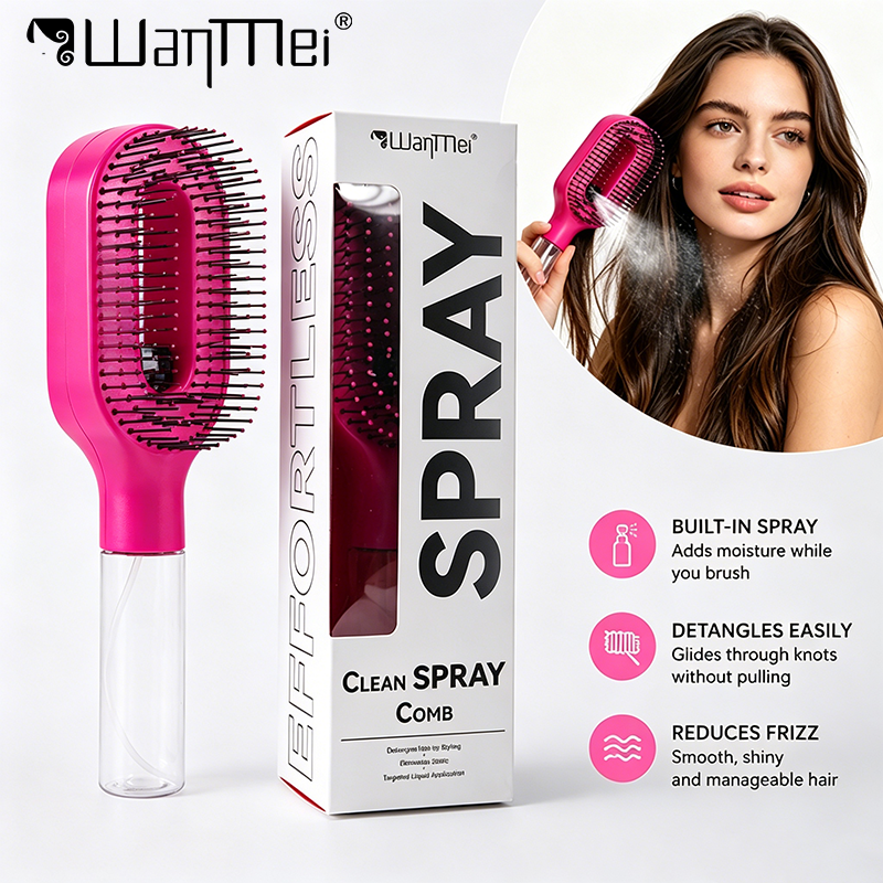 Kitchen Gadgets Oil Spray - 2in1 Sprayer Comb Soft Scalp Massage
