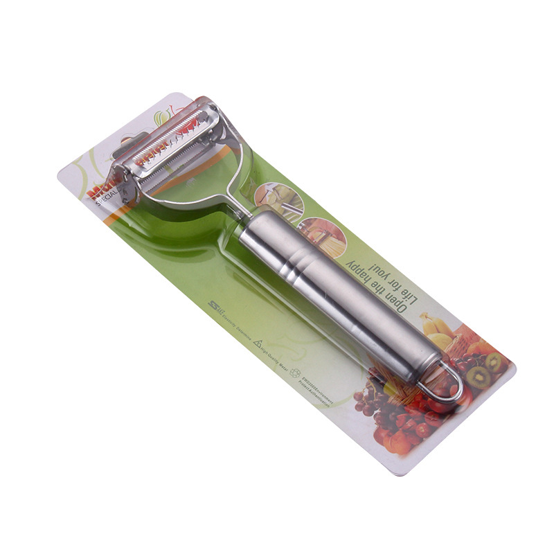 Household Kitchen Gadgets Vegetable Cutter Silk Cutter - Stainless Steel Peeler Multifunctional Fruit Vegetable