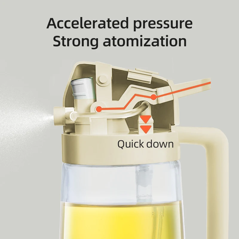 New 470ml Oil Spray Pot 2-in-1 - Kitchen Gadgets Oil Spray ulasan dan harga