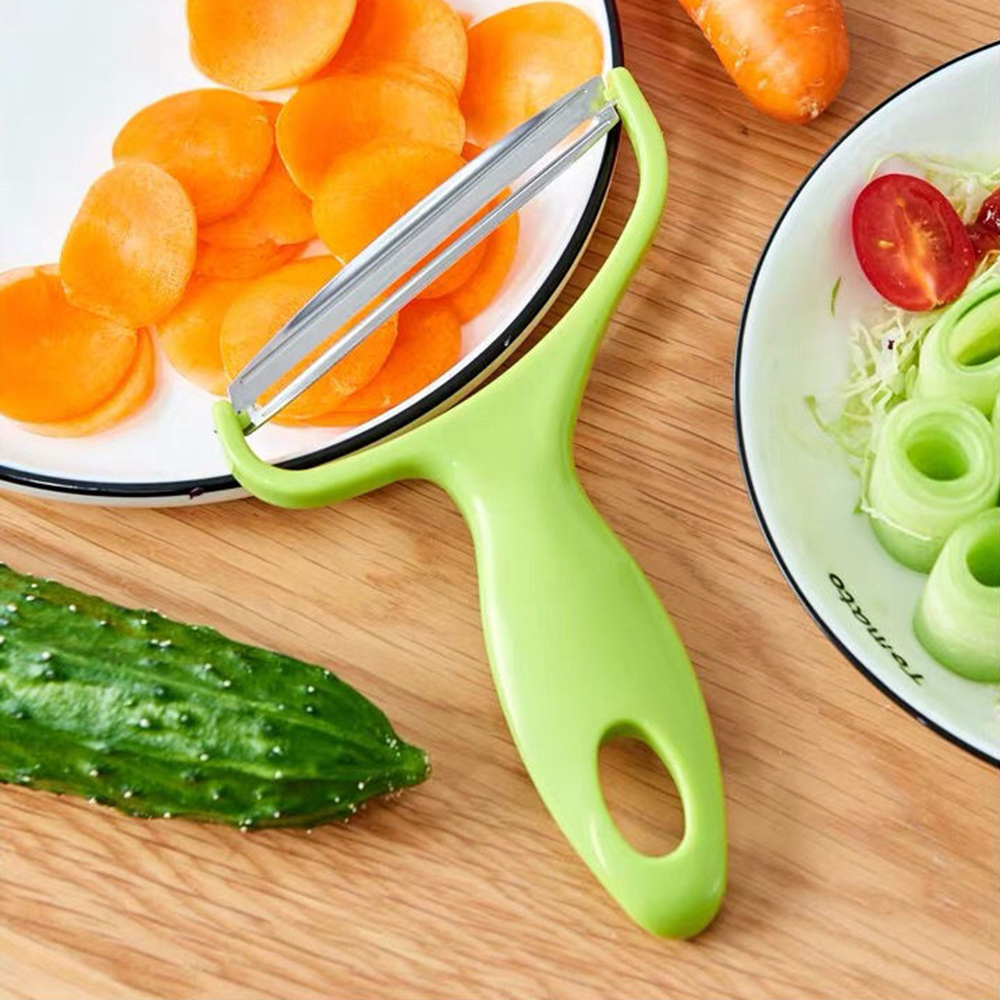 Peeler Vegetables Fruit Stainl - Household Kitchen Gadgets Vegetable Cutter Silk Cutter ulasan dan harga