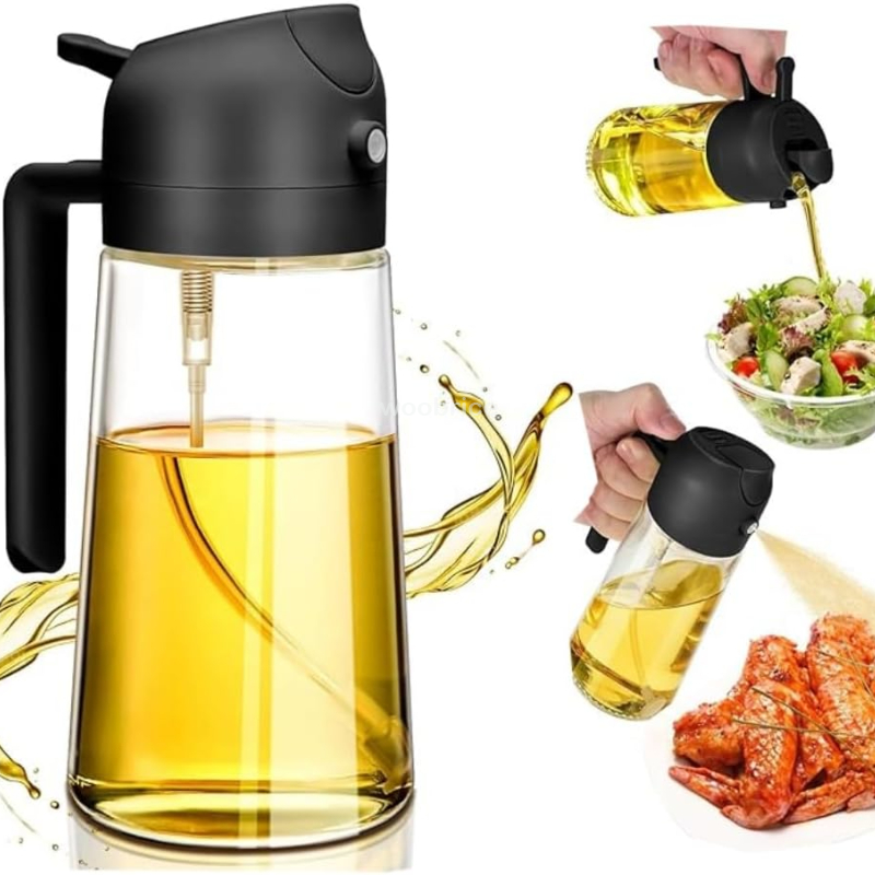 500ml Glass oil spray kitchen  - Kitchen Gadgets Oil Spray ulasan dan harga