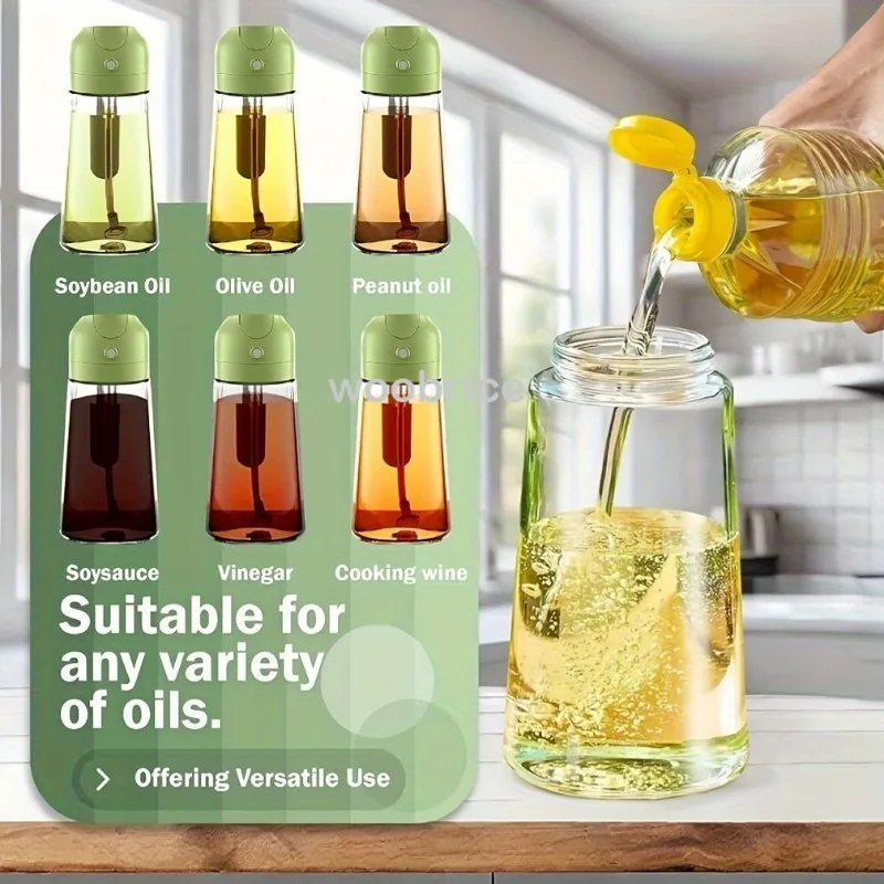 500ml Glass oil spray kitchen  - Kitchen Gadgets Oil Spray ulasan dan harga