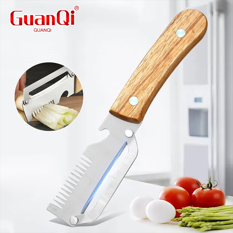Multi-functional Peeler Stainl - Household Kitchen Gadgets Vegetable Cutter Silk Cutter ulasan dan harga
