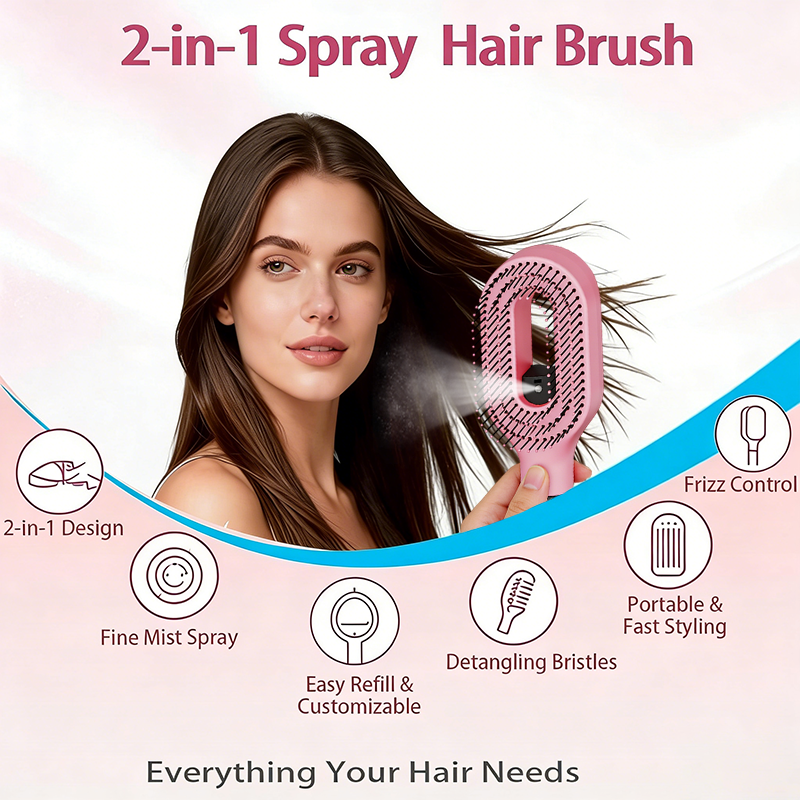 2in1 Sprayer Comb Soft Scalp M - Kitchen Gadgets Oil Spray ulasan dan harga