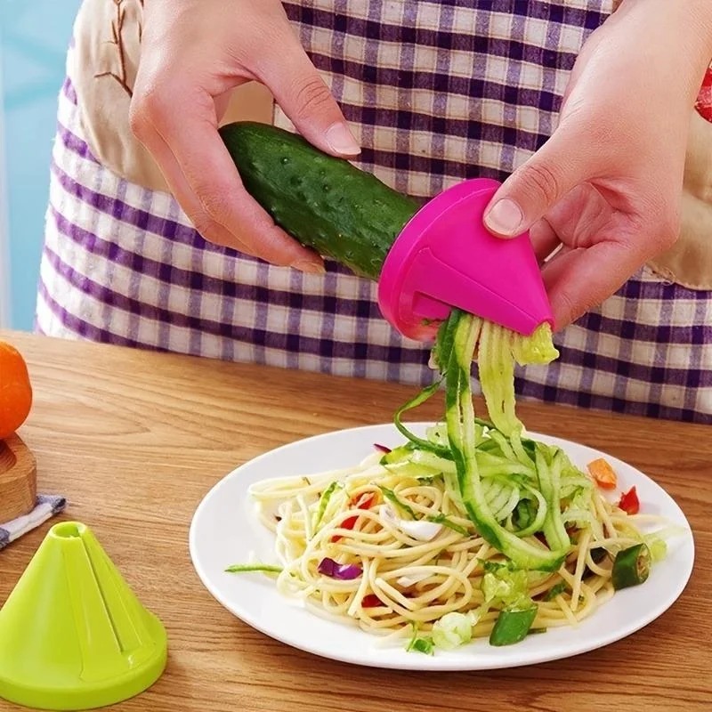 Kitchen Rotating ShredderSpira - Household Kitchen Gadgets Vegetable Cutter Silk Cutter ulasan dan harga