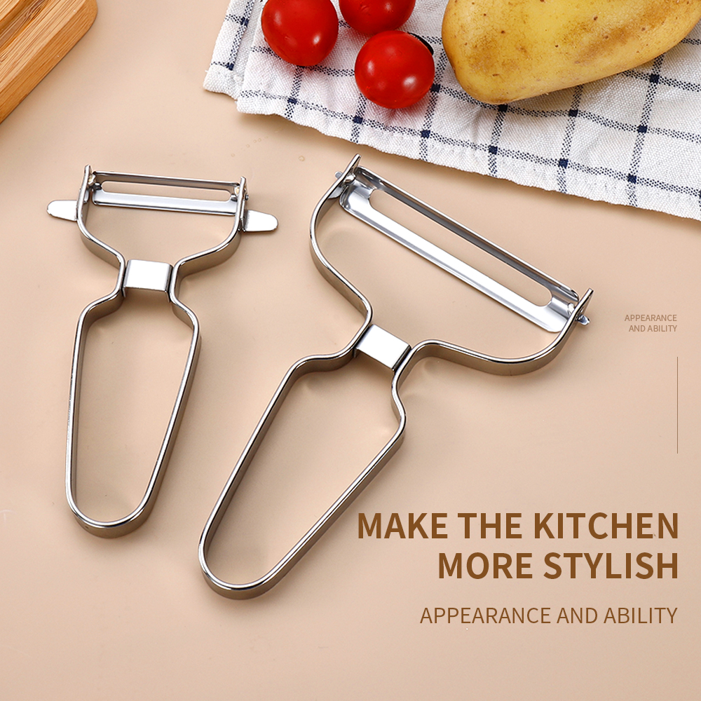 Vegetables Fruit Peeler Stainl - Household Kitchen Gadgets Vegetable Cutter Silk Cutter ulasan dan harga