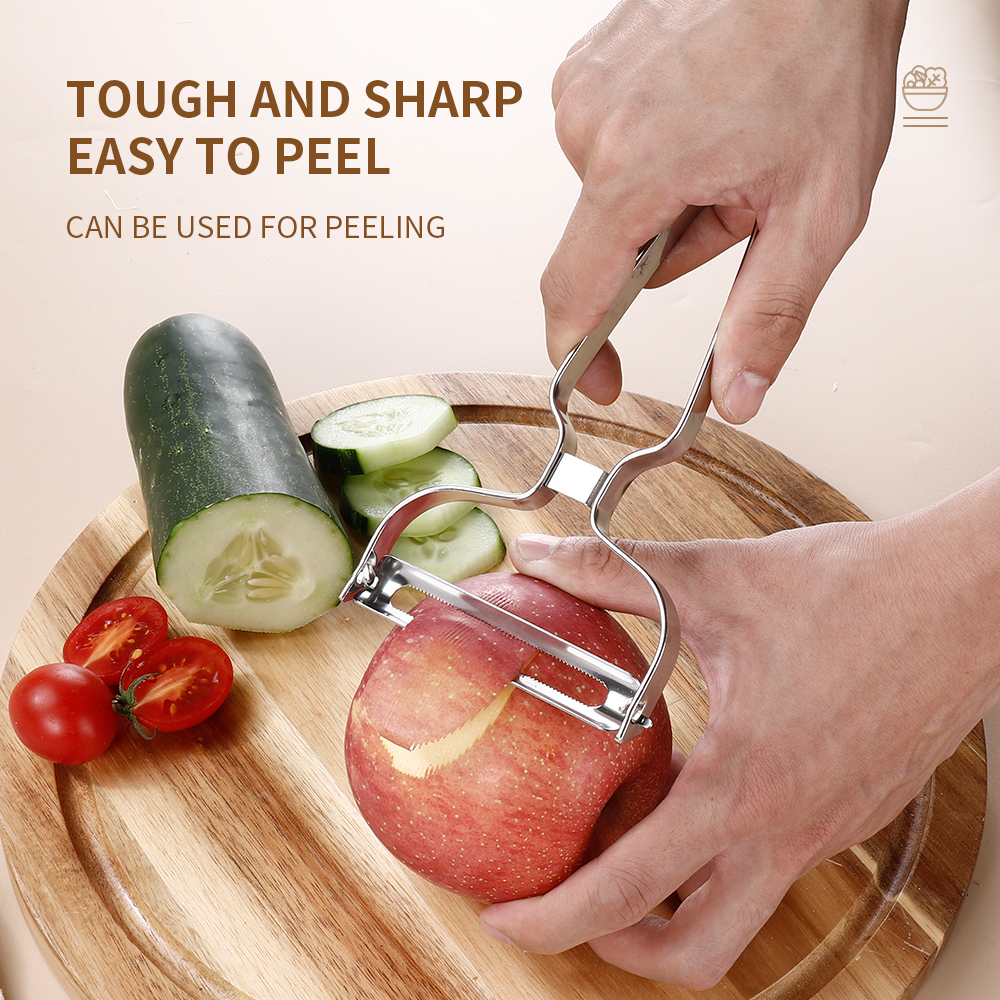 Vegetables Fruit Peeler Stainl - Household Kitchen Gadgets Vegetable Cutter Silk Cutter ulasan dan harga