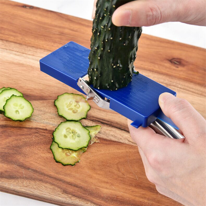 2 in 1 Peeler Slicer Set Kitch - Household Kitchen Gadgets Vegetable Cutter Silk Cutter ulasan dan harga
