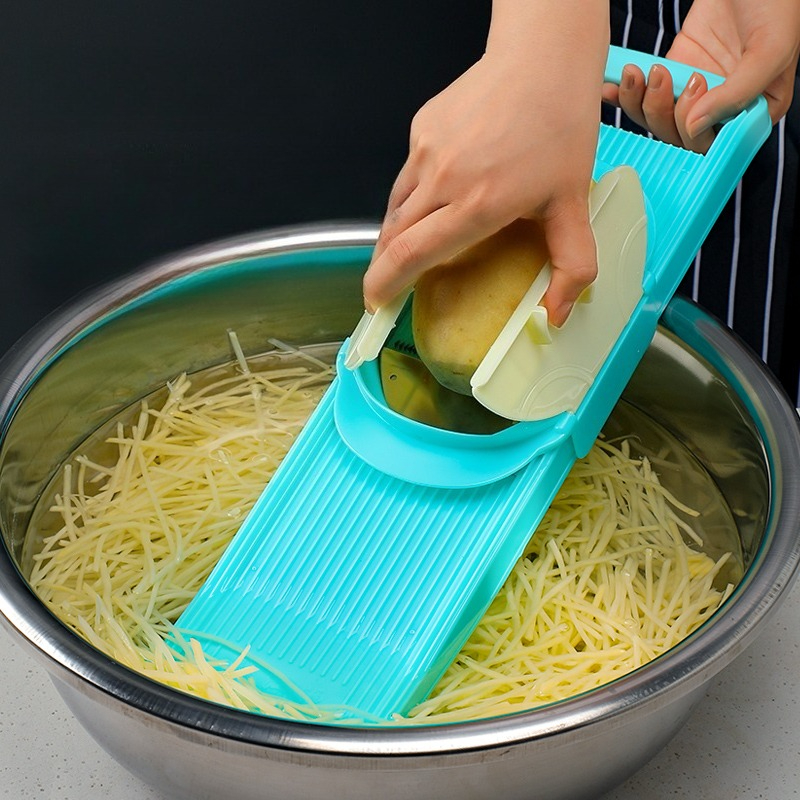 Portable Vegetable Grater Pota - Household Kitchen Gadgets Vegetable Cutter Silk Cutter ulasan dan harga