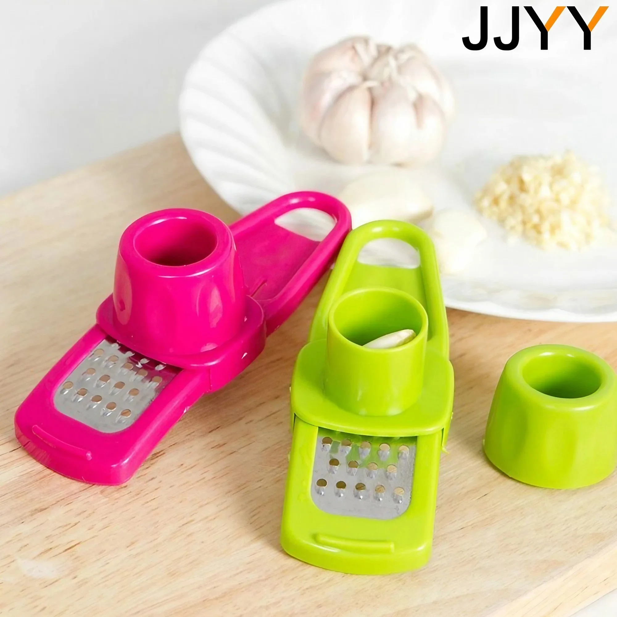 JJYY Garlic Ginger Grater Kitc - Household Kitchen Gadgets Vegetable Cutter Silk Cutter ulasan dan harga