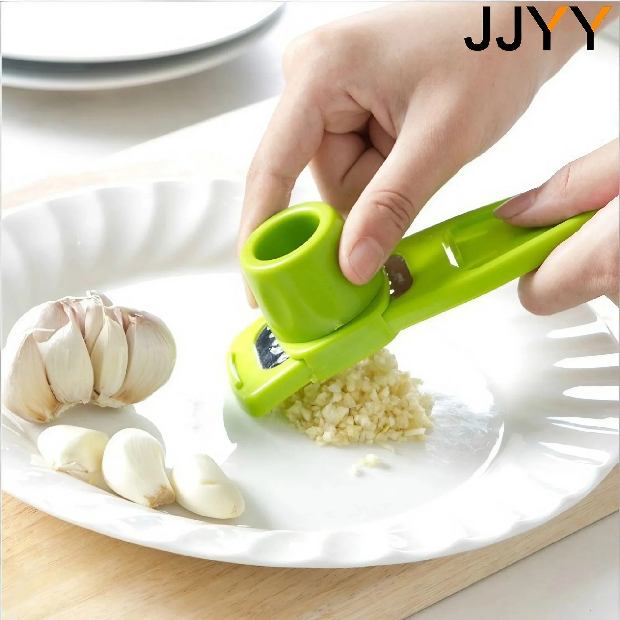JJYY Garlic Ginger Grater Kitc - Household Kitchen Gadgets Vegetable Cutter Silk Cutter ulasan dan harga